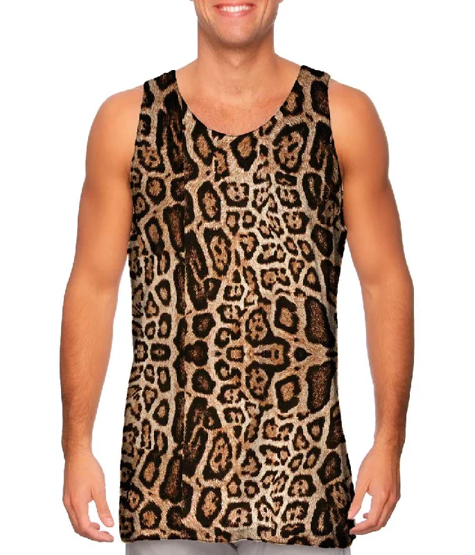 Breathable Tank-Leopard Skin Pattern