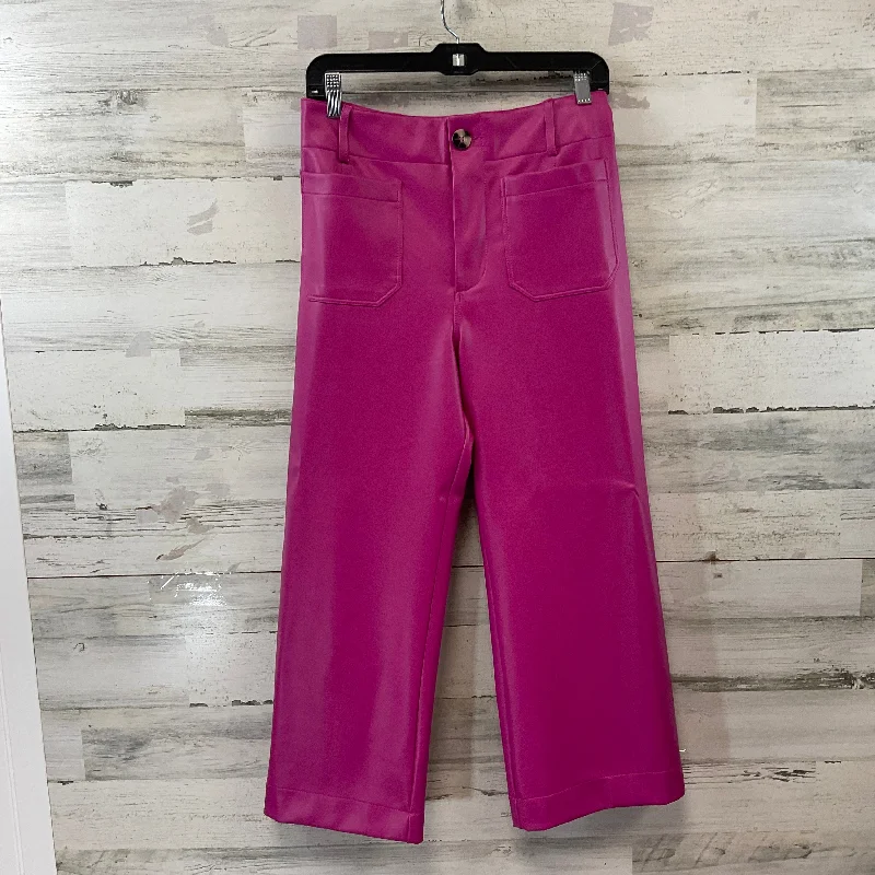 Yoga Pants-Pants Cropped By Maeve In Purple, Size: 8p