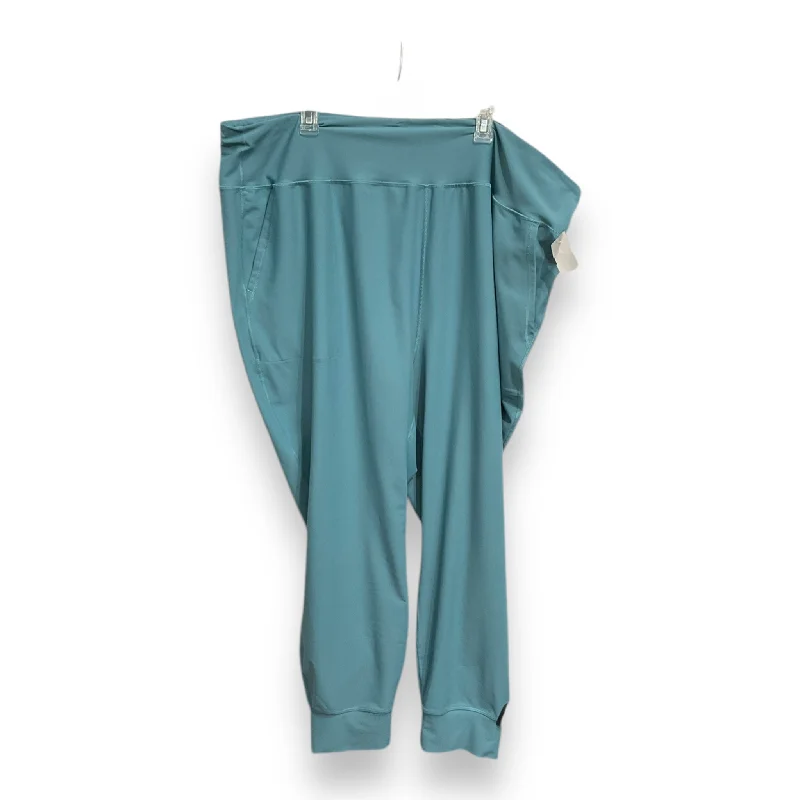 Jeans Pants-Athletic Pants By Old Navy In Teal, Size: 4x