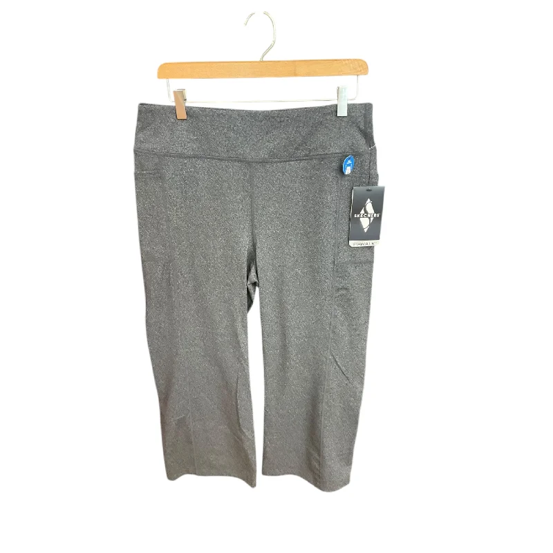 Sweat Joggers-Athletic Pants By Skechers In Grey, Size: Xl