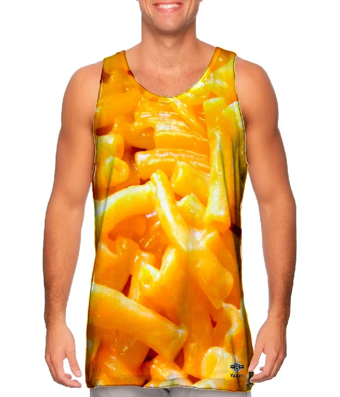 Fitness V-neck Tank-Mac And Cheese