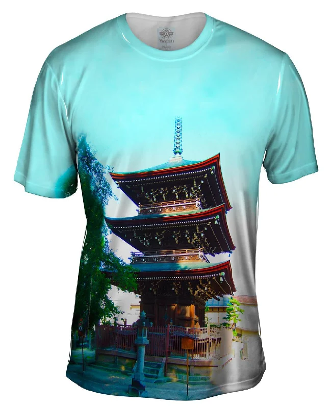 T-shirt With Logo-Worship Temple