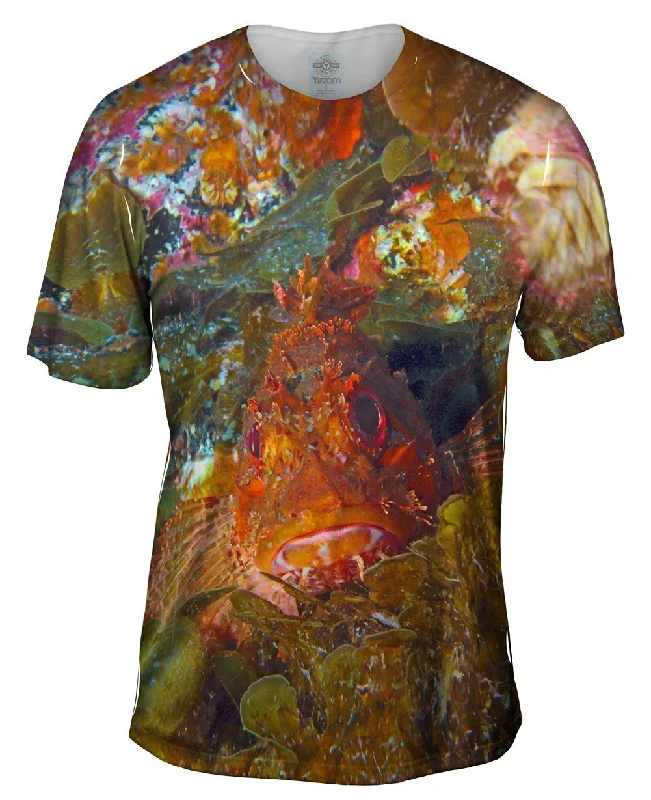 Abstract Graphic T-shirt-Tout Terrain Fish Glare Underwater