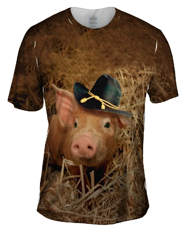 Cool Print T-shirt-Union Piglet