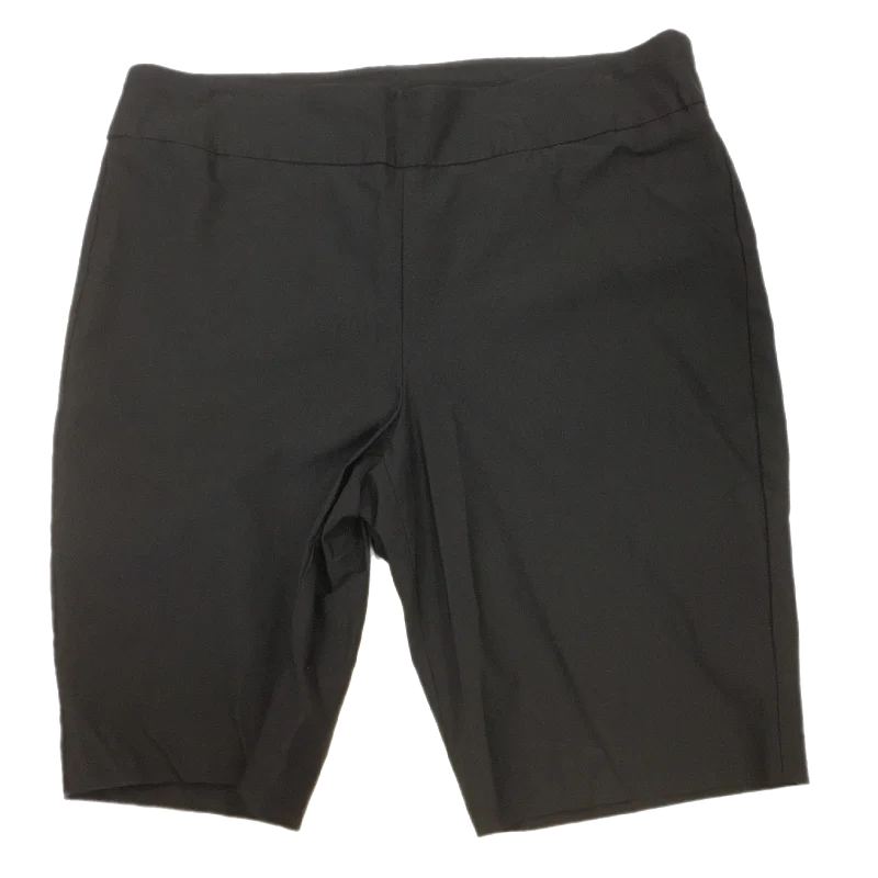 Athletic Fit Shorts-Shorts By Chicos In Black, Size: 2.5