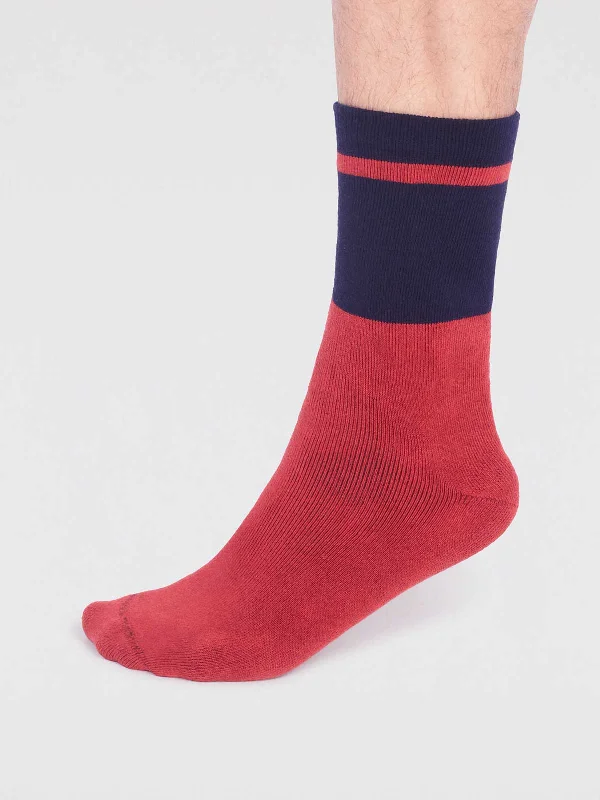 Merino Wool Socks-Gordon Organic Cotton Plain Walker Socks - Black