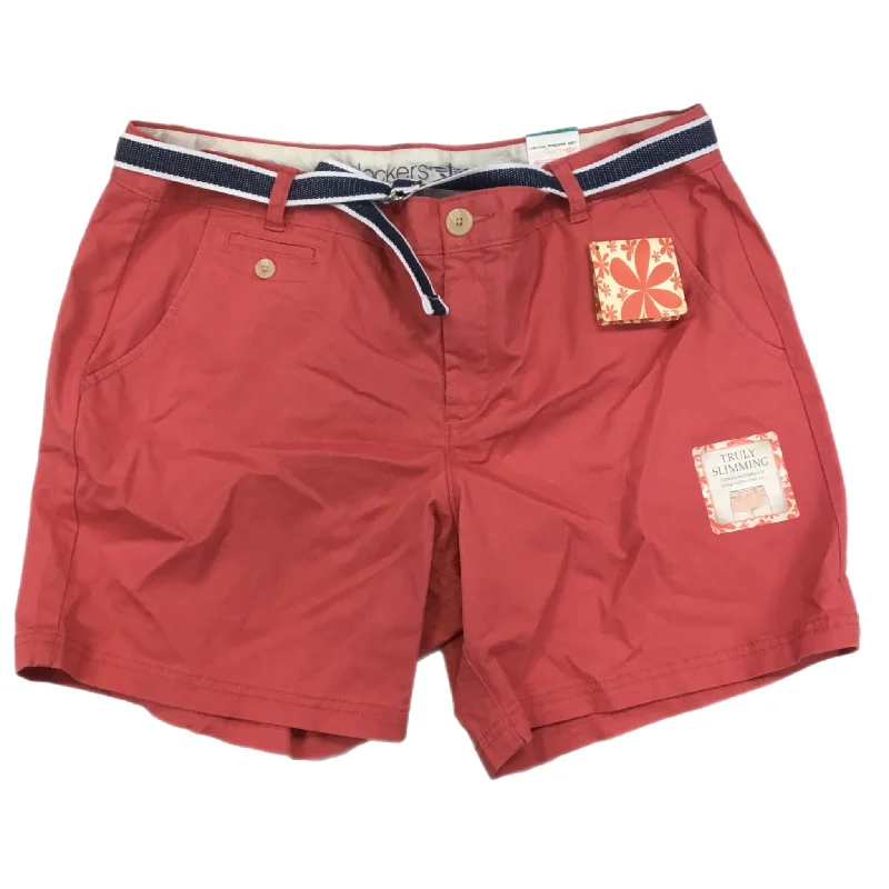 Sun Block Shorts-Shorts By Dockers In Red, Size: 16