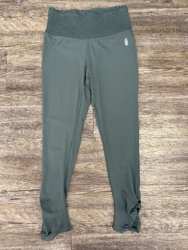 Leggings Pants-Athletic Pants By Free People In Green, Size: M