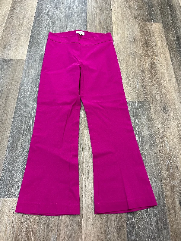 Fleece Jogger Pants-Pink Pants Designer Avenue Montaigne, Size 4