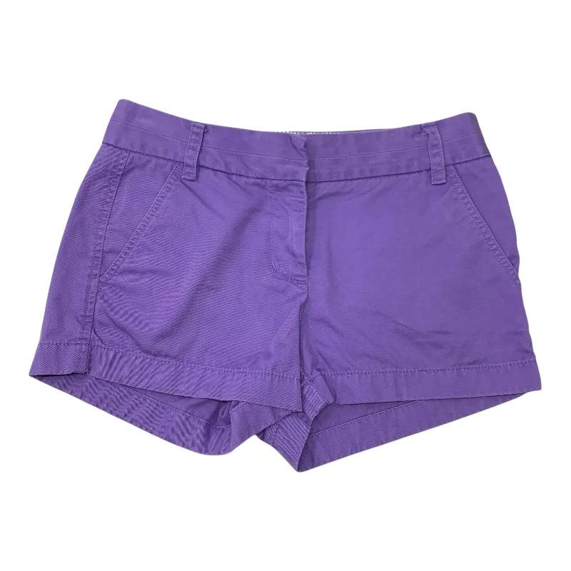 Skinny Shorts-Shorts By J. Crew In Purple, Size: 0