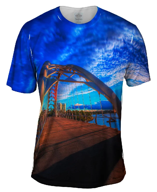 Funny T-shirt-Toronto Sunrise Bridge