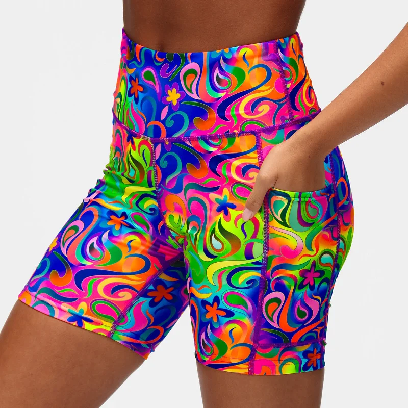 Tencel Shorts-Mr Motivator Groovy Baby Running Shorts