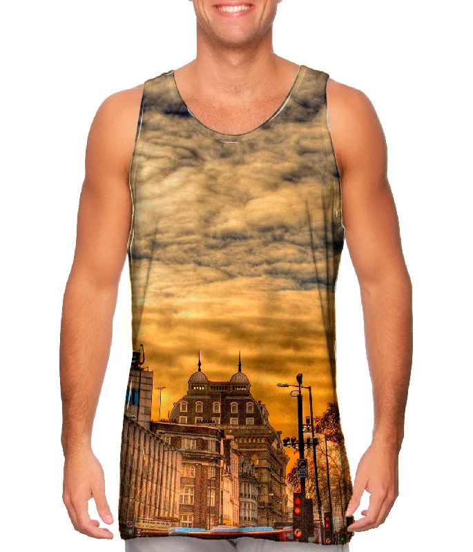 Lightweight Sleeveless Top-London Streets