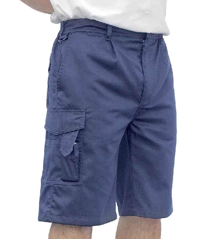 Active Shorts-Portwest Combat Shorts | Navy