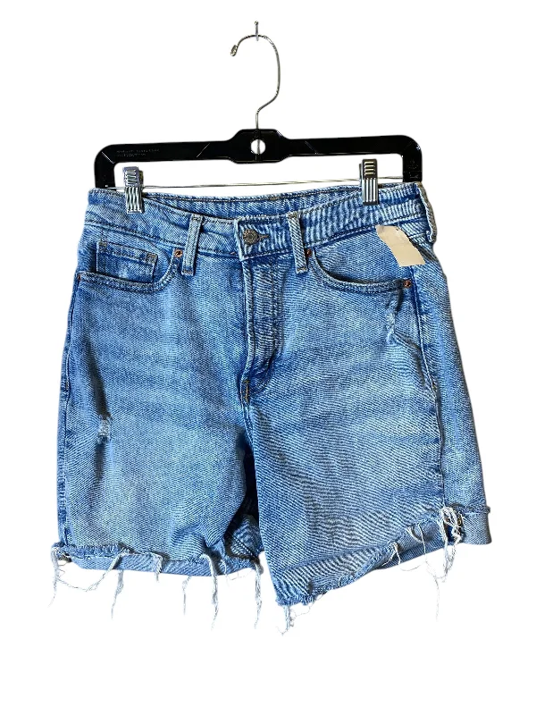 Short Sleeve Shorts-Shorts By Old Navy In Blue Denim, Size: 6