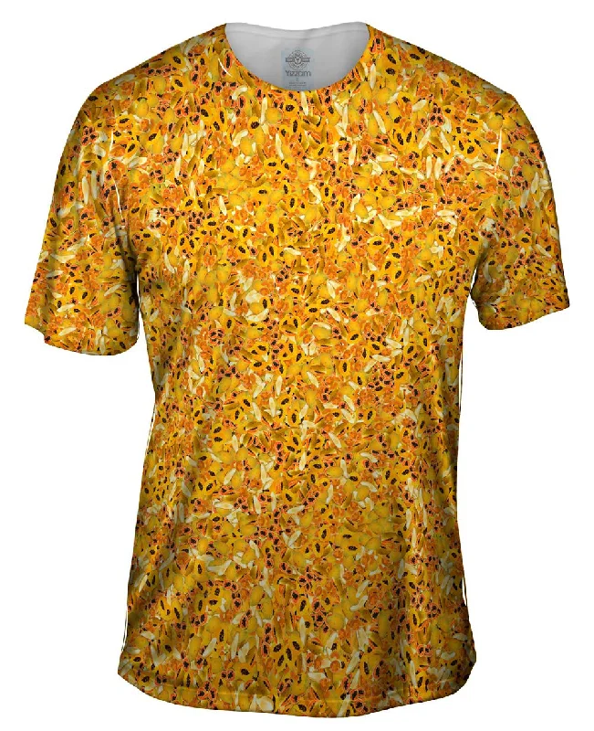 Athletic T-shirt-Tropical Papaya