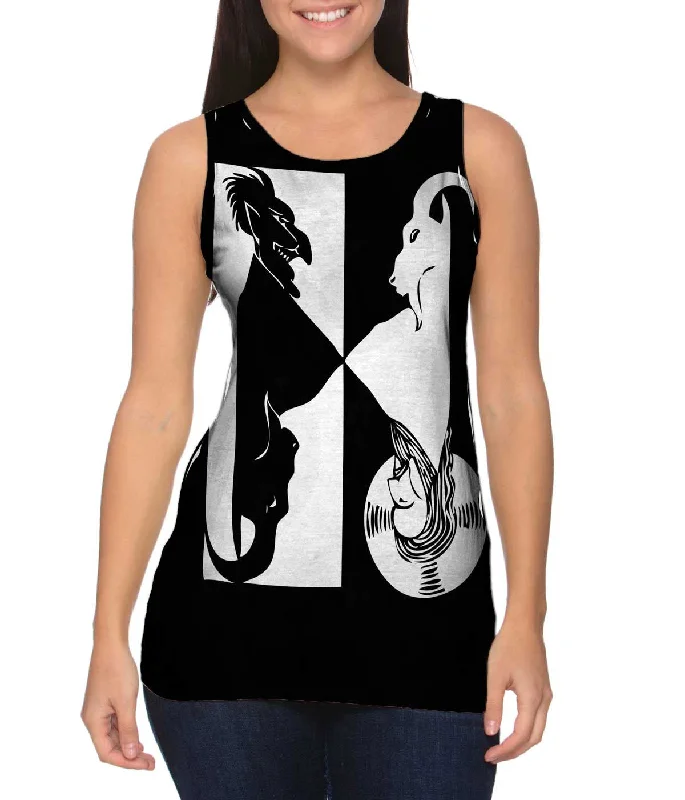 Trendy Tank Top-M.C.Escher - "Flor De Pascua The Scapegoat" (1921)