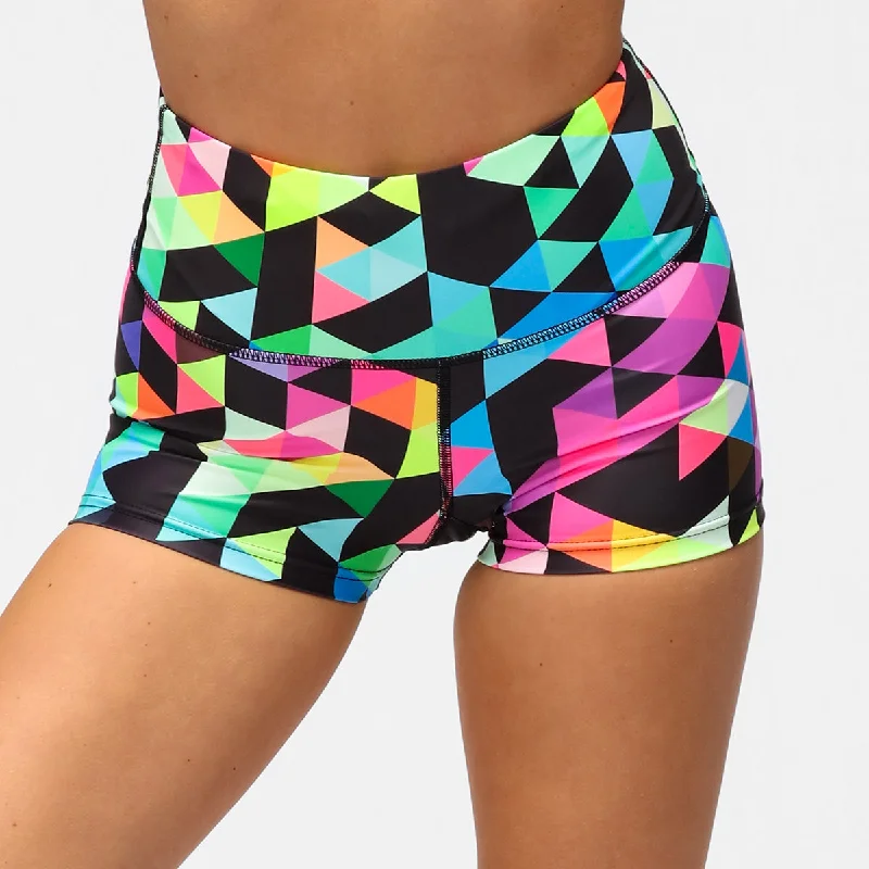 Athletic Fit Shorts-Neo Geo TikiBooty Shorts