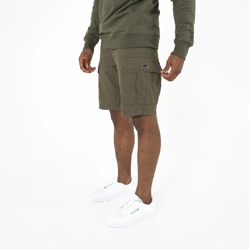 Short Sleeve Shorts-Container Shorts Dark Olive