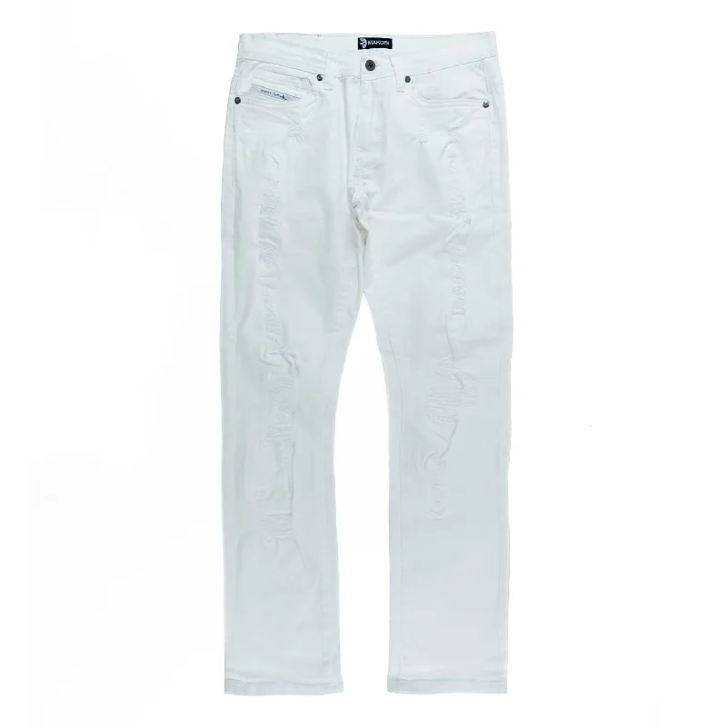 Casual Pants-M1979 Moreli Jeans - White