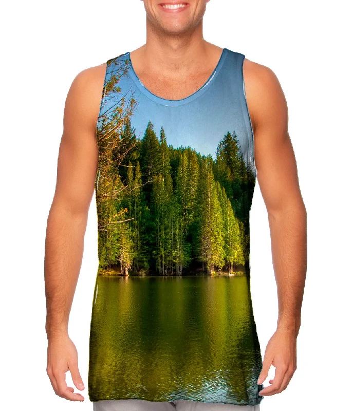 Racerback Sleeveless Shirt-Loch Lomond Reservoir