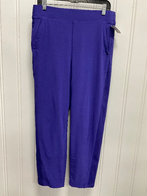 Linen Pants-Athletic Pants By Athleta In Blue, Size: L