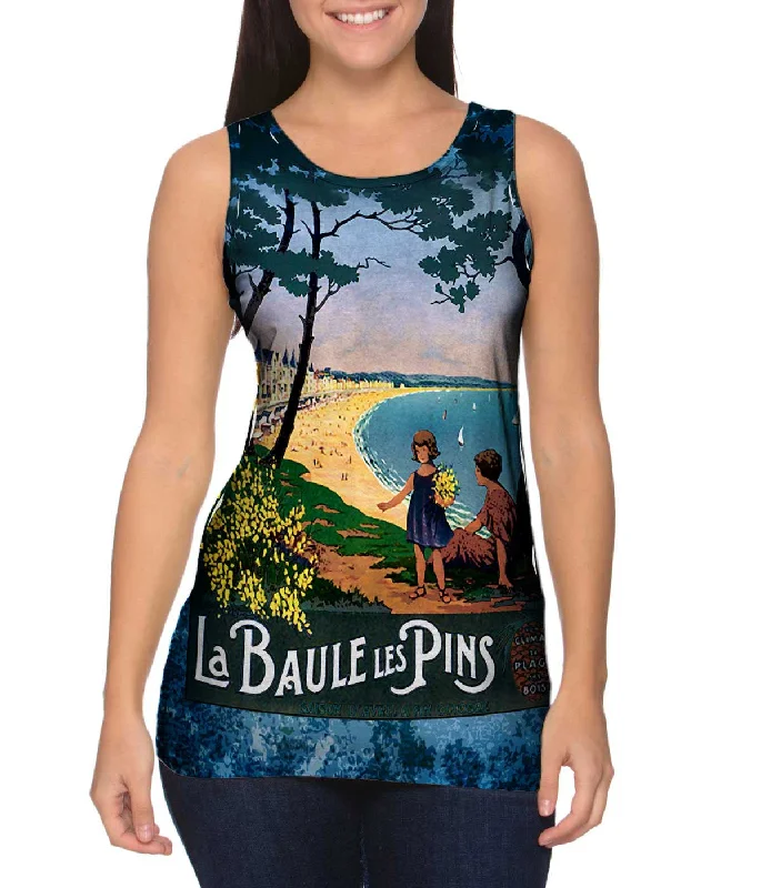 Breathable Sports Tank-La Baule Les Pins France