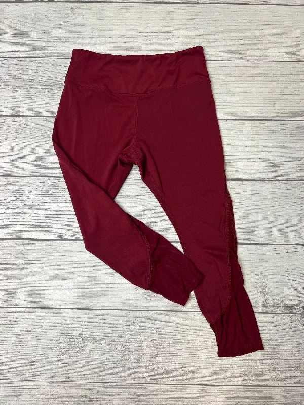 Fashion Pants-Maroon Pants Designer Kate Spade, Size L