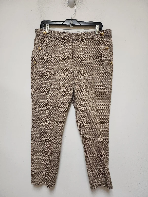 Outdoor Sports Pants-Pants Other By Michael By Michael Kors In Brown & White, Size: 12