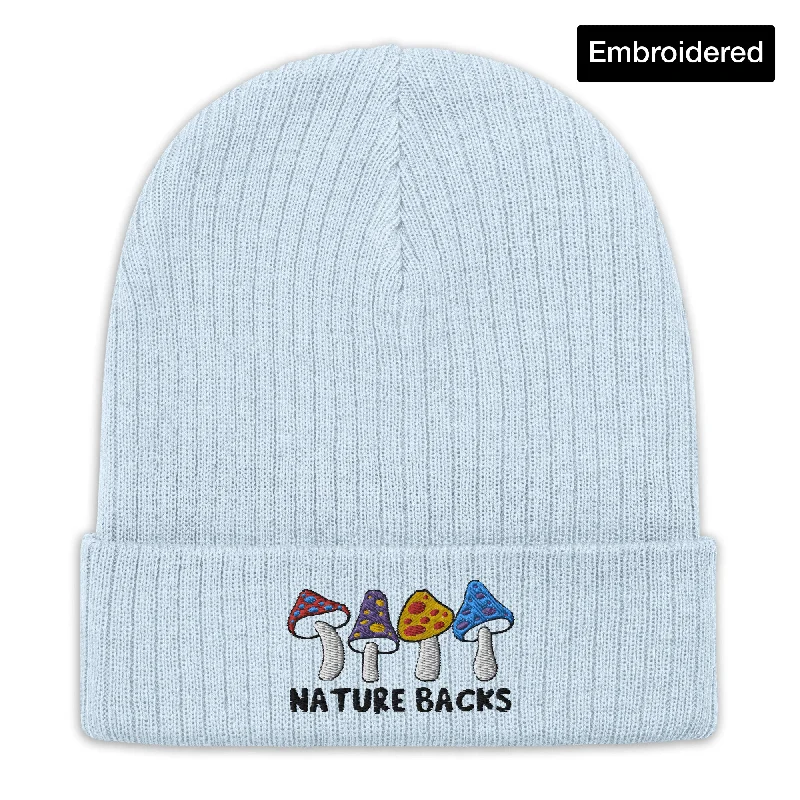 Skiing Hat-Take a Trip Ribbed Knit Beanie