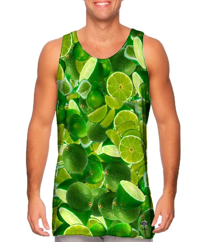 Activewear Sleeveless Shirt-Limes Jumbo