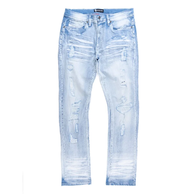 Fleece Jogger Pants-M1979 Moreli Jeans - Light Wash