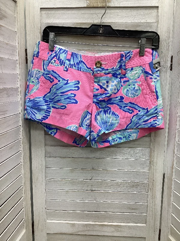 Adjustable Waist Shorts-Shorts By Lilly Pulitzer In Multi-colored, Size: 0