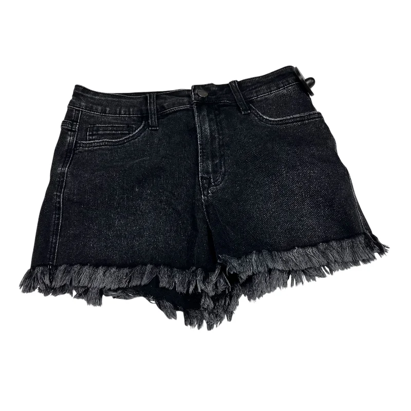 Workout Shorts-Shorts By Altard State In Black Denim, Size: M