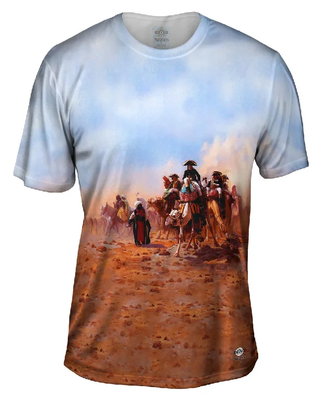 Outdoor T-shirt-Jeanleon Gerome - "General Bonaparte With His Military Staff In Egypt" (1863)