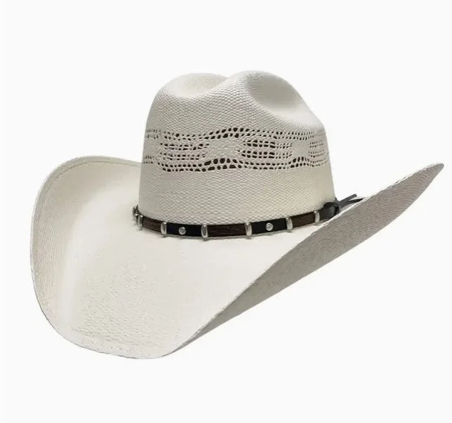 Wool Hat-Montana Cream Straw Cattleman Cowboy Hat