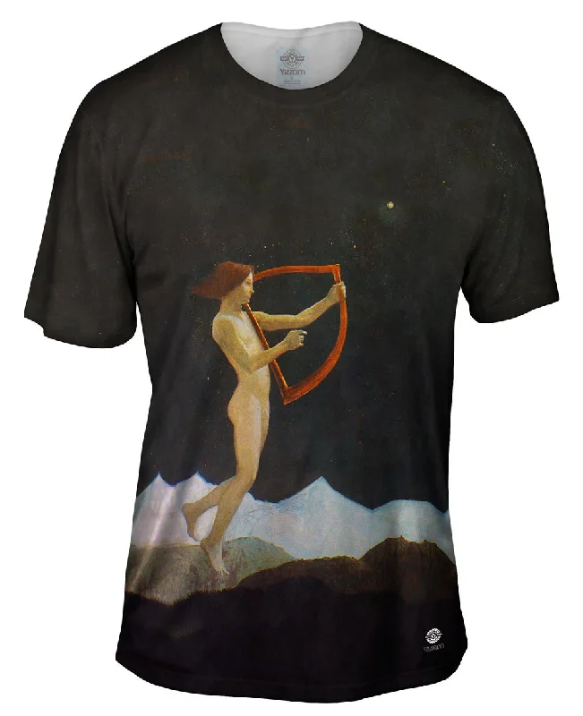 Custom T-shirt-Sascha Schneider - "Moon Night" (1906)