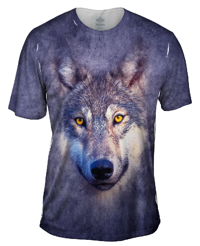 Motivational T-shirt-Wolf Face Twilight