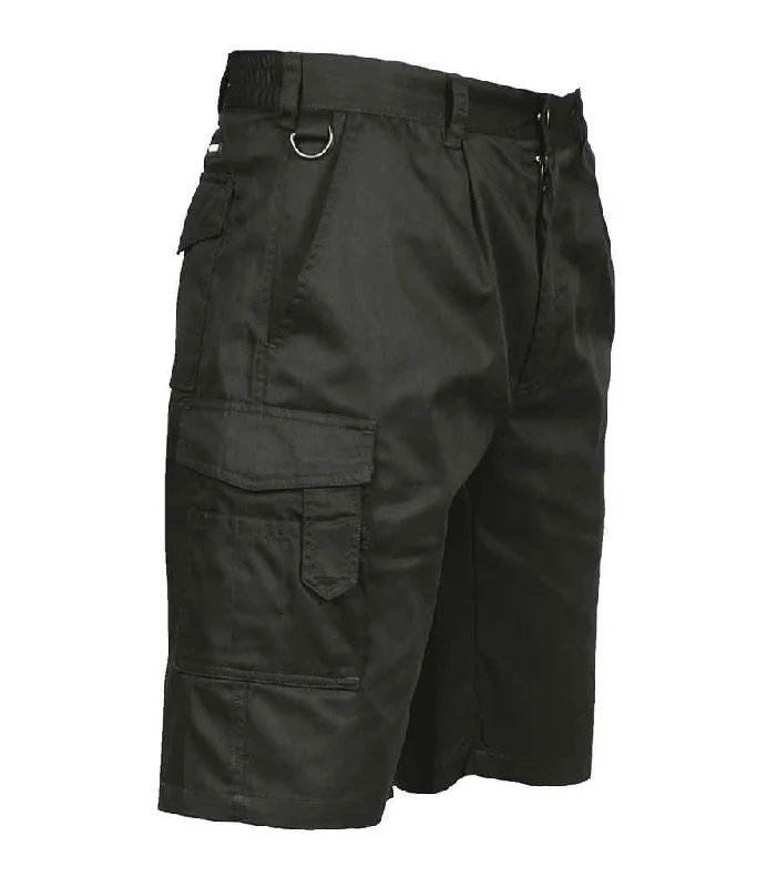 Tartan Shorts-Portwest Combat Shorts | Black