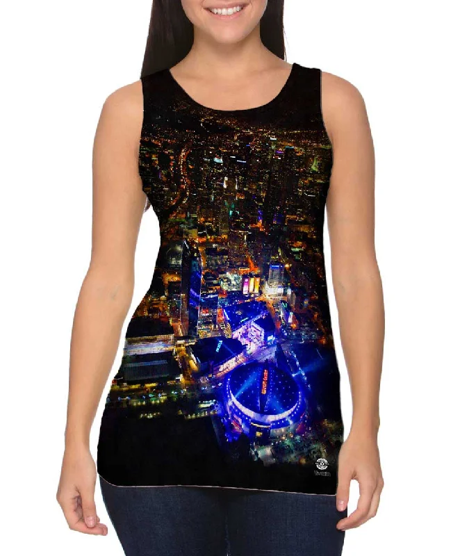 Custom Workout Tank-La Night Lights