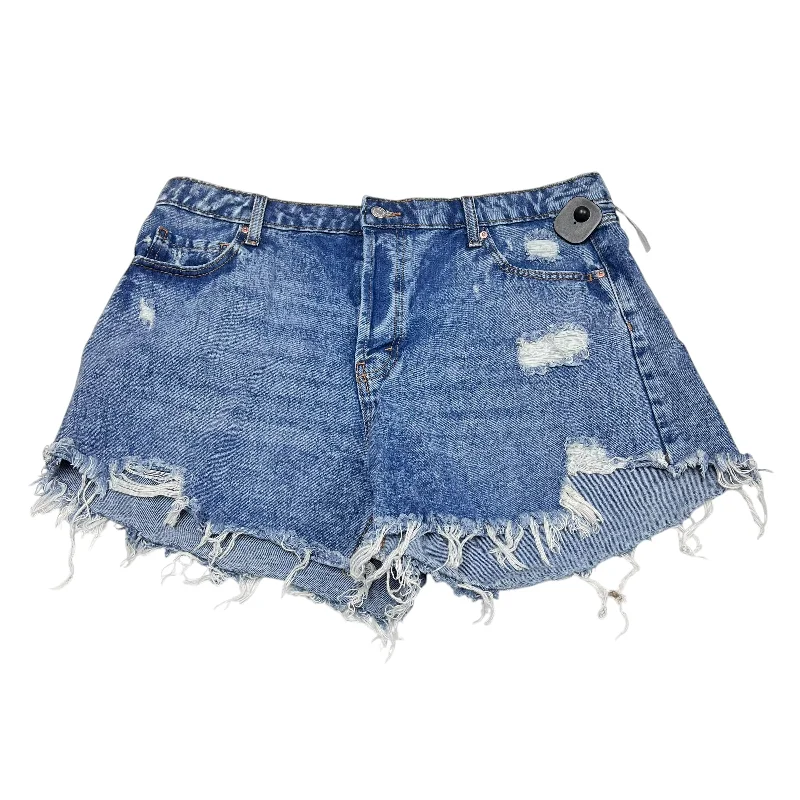 Denim Shorts-Shorts By Wild Fable In Blue Denim, Size: 18