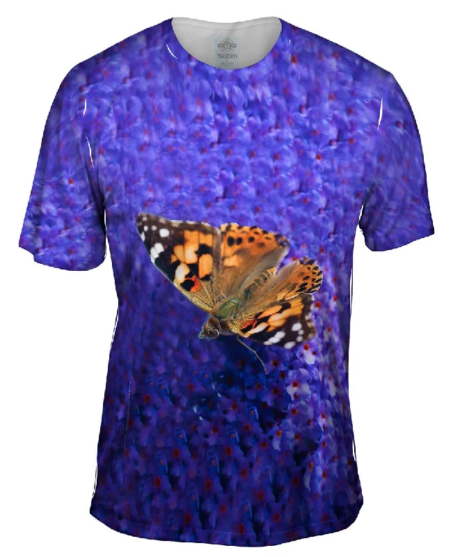 Hand-drawn Design T-shirt-Swift Orange Butterfly