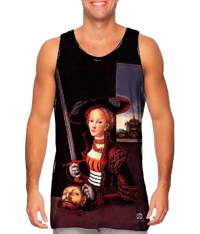 Cotton Sports Tank-Lucas Cranach - "Judith mit dem Haupt des Holofernes" (1530)