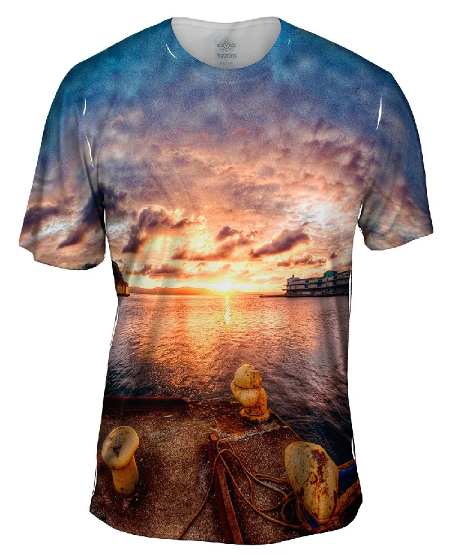 Summer Vibes T-shirt-Sunset Dock Port