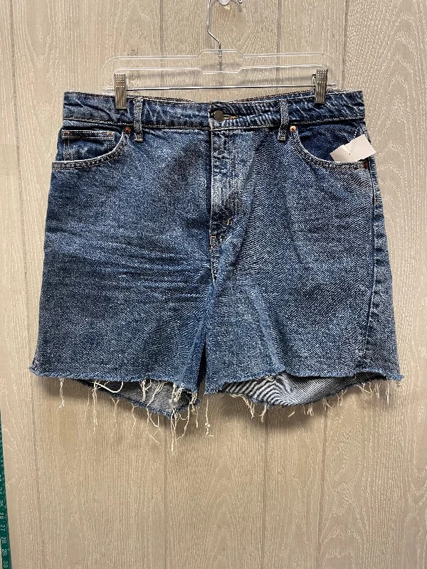 Summer Shorts-Shorts By H&m In Blue Denim, Size: 14