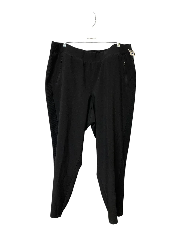 High-waisted Pants-Athletic Pants By Livi Active In Black, Size: 18