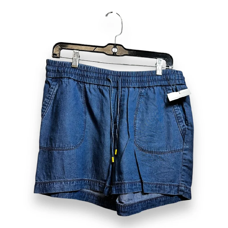 Waterproof Shorts-Shorts By Ellen Tracy In Blue Denim, Size: S