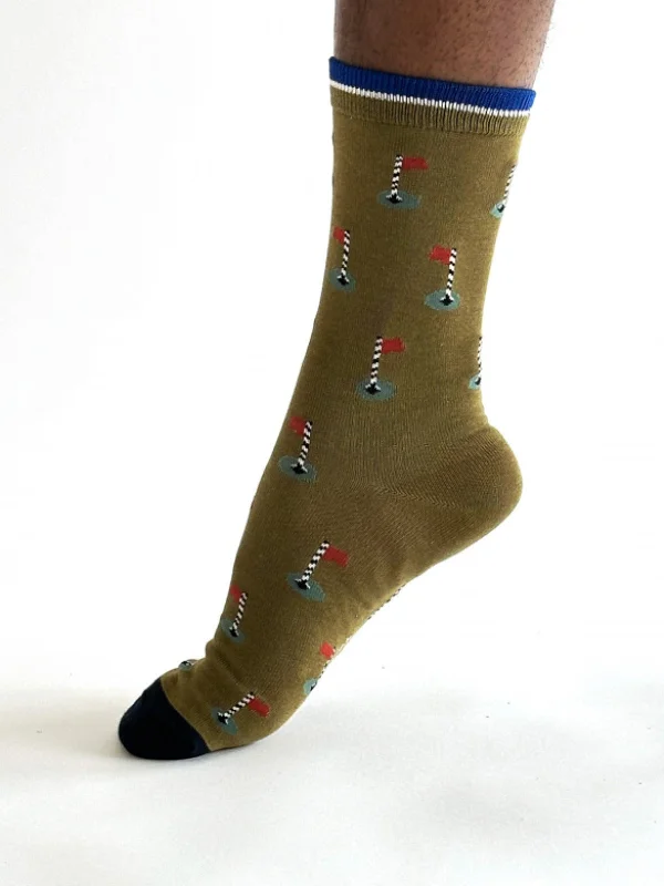 Heavy Duty Socks-Keane Golf Bamboo Socks - Green