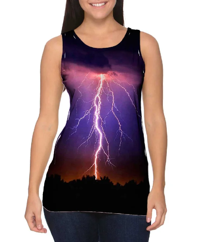 Workout Muscle Tank-Lightning Spectacle