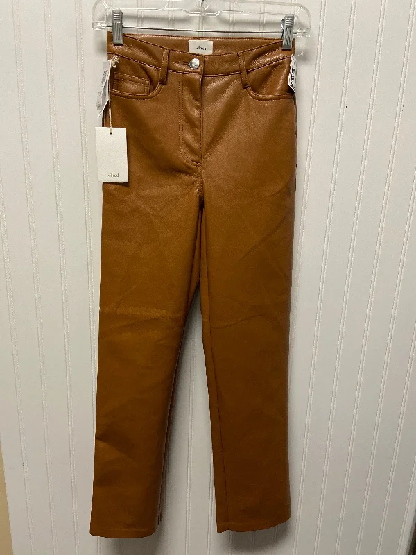 Comfortable Jogger Pants-Tan Pants Designer Wilfred, Size 00